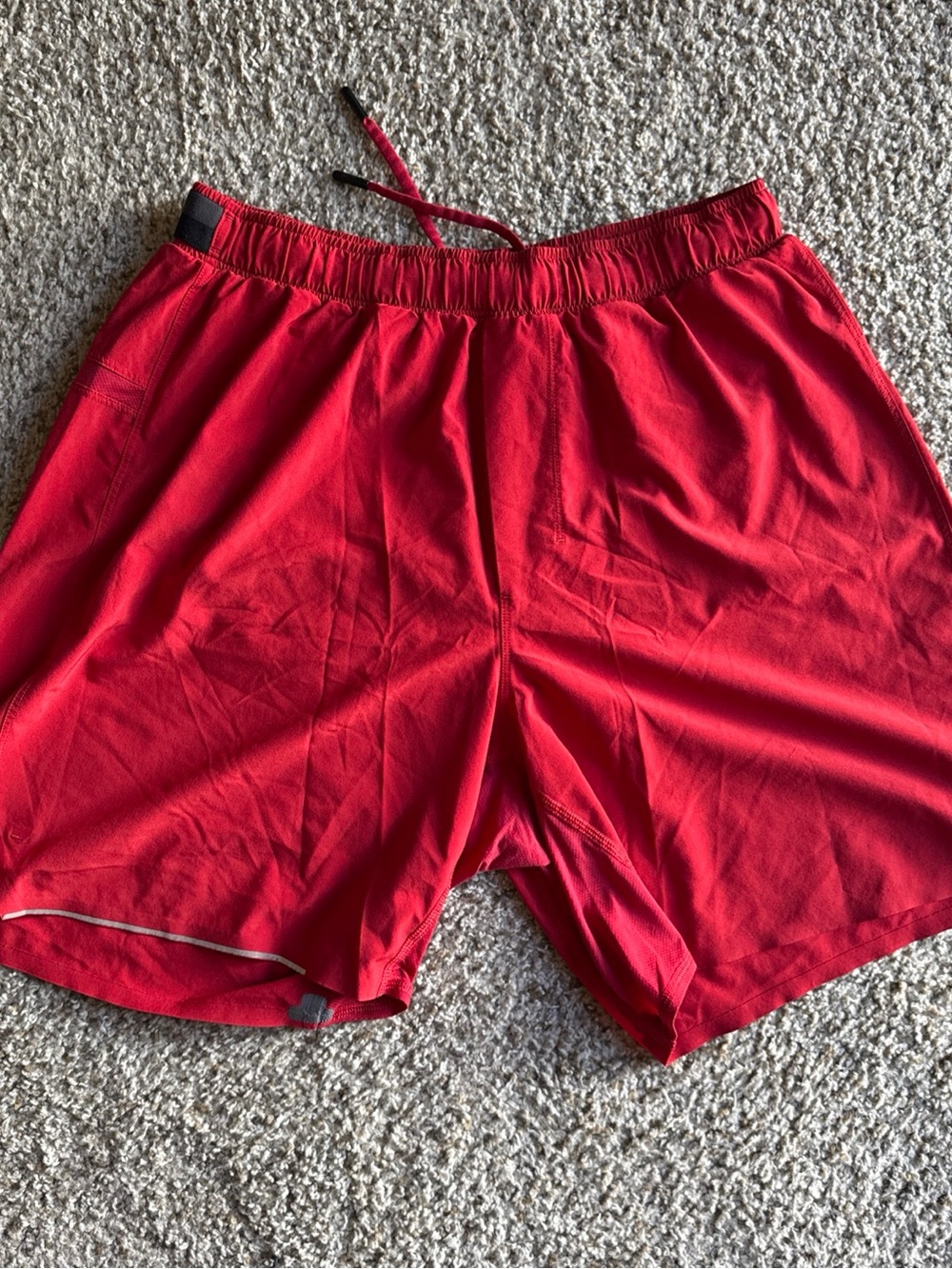 Lululemon Men’s Surge Lined Short 6”  - Red - Medium